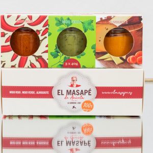 Almogrote, mojo verde y mojo rojo